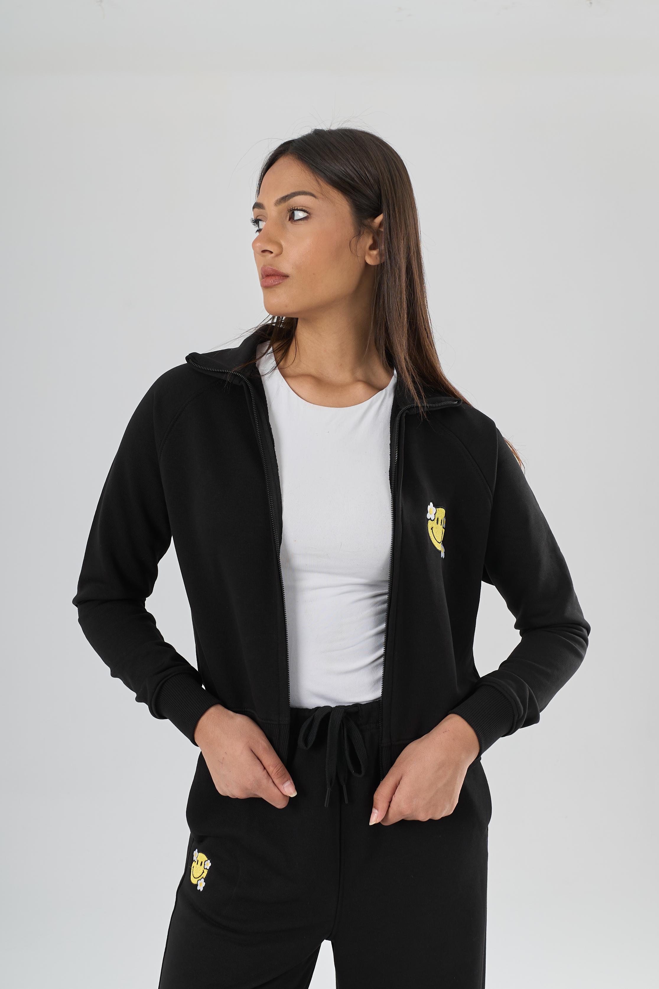 Smiley Full-Zip Sweatshirt