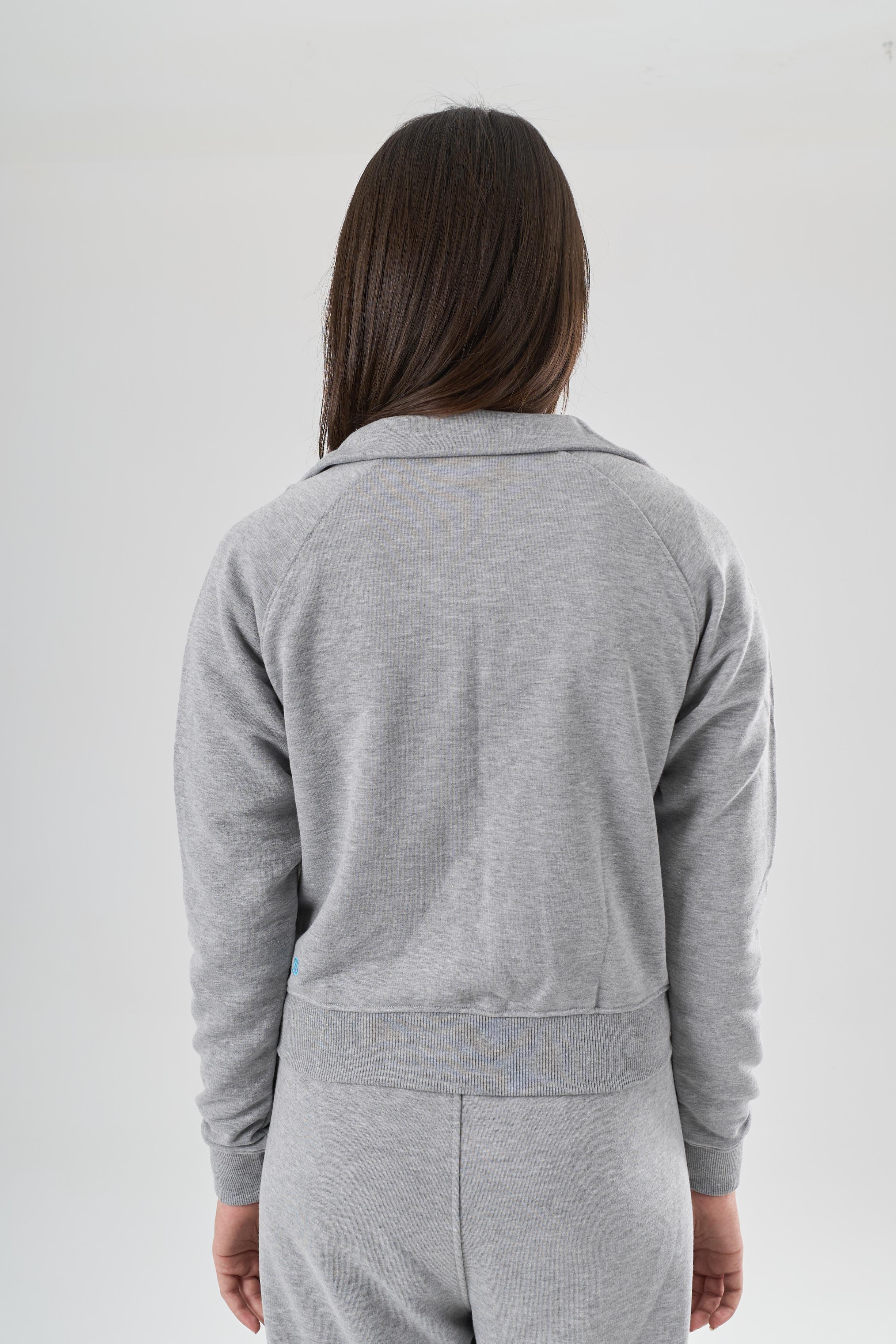 Pink Daisy Full-Zip Sweatshirt